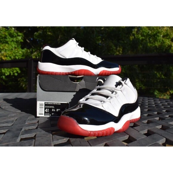 Nike Air Jordan 11 Retro Low GS 'Concord Bred' 2020528896-160Youth Size 4.5Y